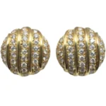 K18 ダイヤモンド ピアス/イヤリング 0.98・0.98 ct