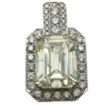 Pt900 ダイヤモンド ペンダントトップ 10.101ct 1.24 ct