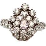 K18 ダイヤモンド リング 0.37・D2.35ct