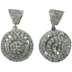 Pt･Pm900 ダイヤモンド ピアス/イヤリング 1.38・1.38 ct