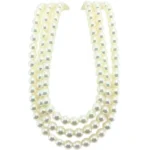 K18 パール・ダイヤモンド ネックレス D0.807 ct