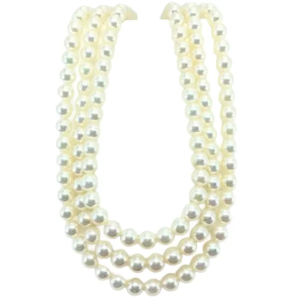 K18 パール・ダイヤモンド ネックレス D0.807 ct