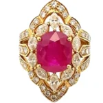 K18 ルビー・ダイヤモンド 4.25ct