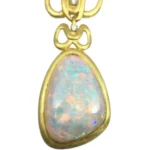 K18 オパール・ダイヤモンド ネックレス/ペンダントトップ 23.48 ct 0.15 ct