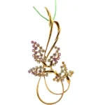 K18 サファイア ブローチ 6.66ct