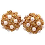 K18 パール・ダイヤモンド ピアス/イヤリング 0.26・0.26 ct