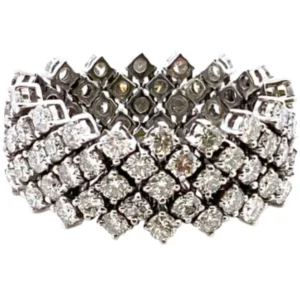 K18WG ダイヤモンド リング 4.3ct