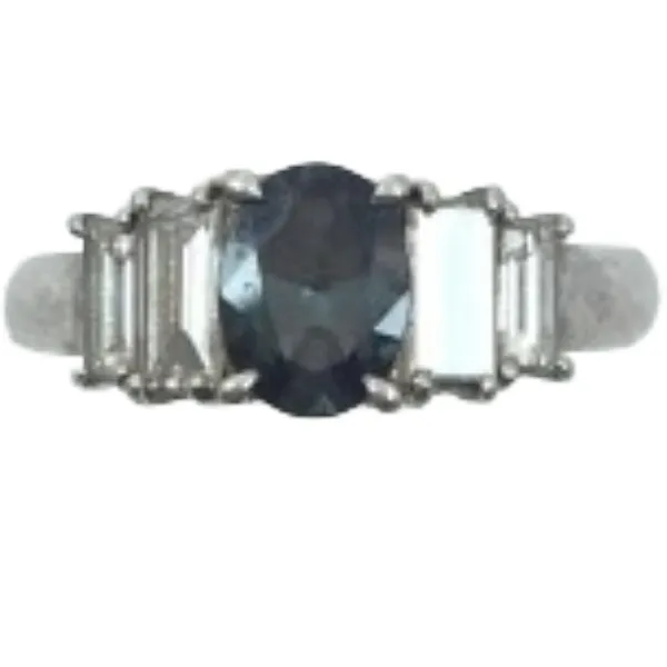 Pt･Pm900 アレキサンドライト・ダイヤモンド リング 1.01 ct D0.74 ct