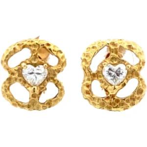 K18 ダイヤモンド ピアス/イヤリング 0.274・0.342ct