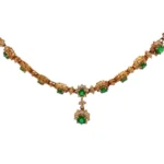 K18 エメラルド・ダイヤモンド ネックレス