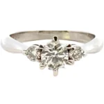 Pt･Pm900 ダイヤモンド リング 0.301・0.11ct