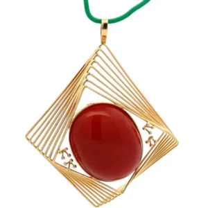 K18 サンゴ ネックレス/ペンダントトップ