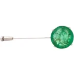 Pt･Pm900 エメラルド ブローチ 14.6 ct