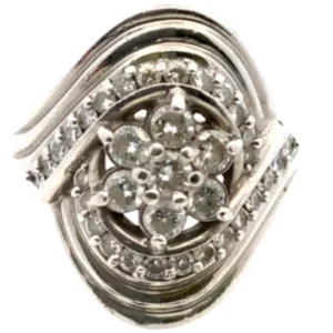 Pt･Pm900 ダイヤモンド リング 1ct