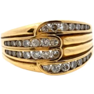 タサキ K18 ダイヤモンド リング 0.76ct