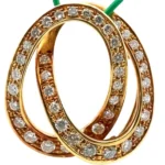 K18 ダイヤモンド ブローチ 2ct