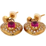 K18 ルビーみため・ダイヤモンド ピアス/イヤリング 0.72・0.8 ct D0.30・D0.30 ct