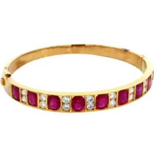 ルビー・ダイヤモンド ブレスレット/バングル R6.73・D1.15ct