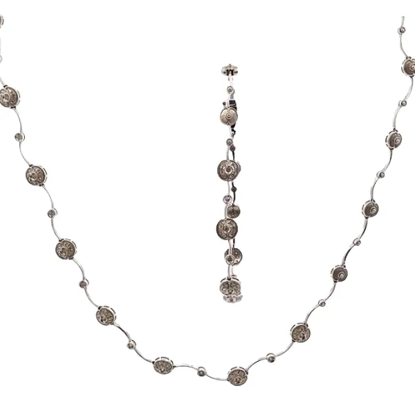 K18WG ダイヤモンド D0.60・D0.42ct