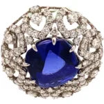 Pt･Pm900 タンザナイト・ダイヤモンド ネックレス/ペンダントトップ 7.252・D1.32ct