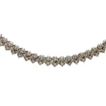 K18WG ダイヤモンド ネックレス/ペンダントトップ 13.01ct