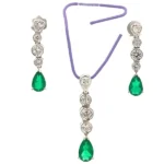 K18/18K エメラルド・ダイヤモンド 0.935・0.825・0.78・0.52・0.3・0.3ct