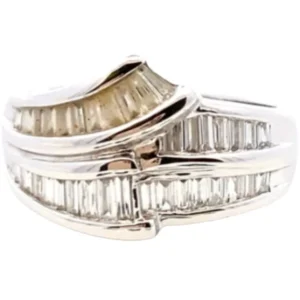 K18WG ダイヤモンド リング D0.68ct