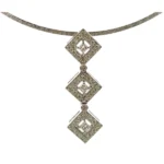 タサキ K18/K18WG ダイヤモンド ネックレス/ペンダントトップ 0.57ct