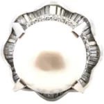 Pt･Pm900 パール・ダイヤモンド リング 1.22ct