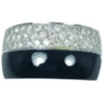 K18 ダイヤモンド・オニキス リング D0.51 ct