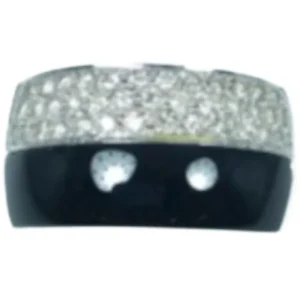 K18 ダイヤモンド・オニキス リング D0.51 ct