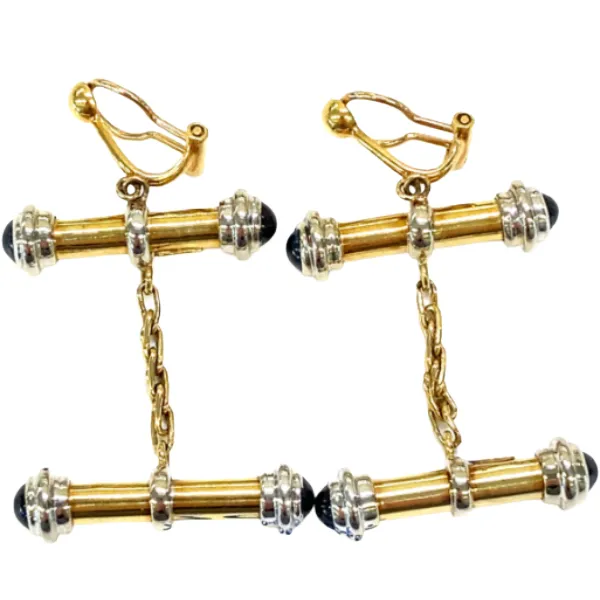 K18 サファイア ピアス/イヤリング