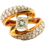 K18 ダイヤモンド リング 0.734・D1.17ct