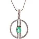 パライバトルマリン・ダイヤモンド ネックレス/ペンダントトップ S1.2 ct D0.56 ct