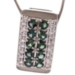 Pt･Pm900 アレキサンドライト・ダイヤモンド ペンダントトップ 1.1・0.36 ct