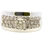 K18WG ダイヤモンド リング 0.457・0.6ct