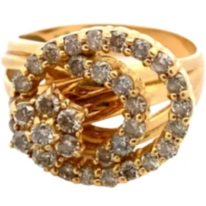 K18 ダイヤモンド リング 1ct