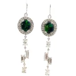 K18 ブラックオパール・ダイヤモンド ピアス/イヤリング 1.69・0.29・0.280・0.429・0.274・0.318・0.352・0.358・0.255・0.412ct