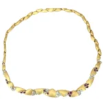 K18 ルビー・ダイヤモンド ネックレス R2.15・D1.71 ct