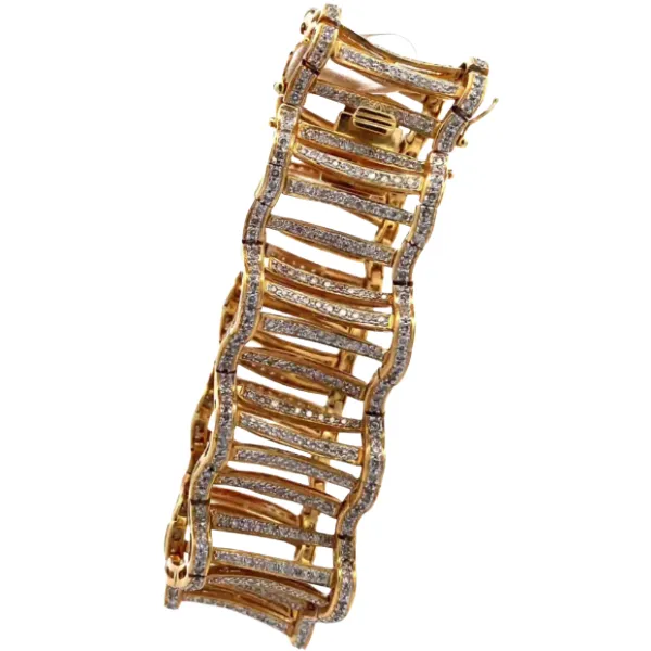 K18 ダイヤモンド ブレスレット/バングル D6ct