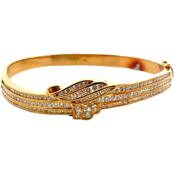 K18 ダイヤモンド ブレスレット/バングル