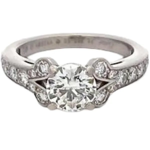 カルティエ Pt･Pm950 ダイヤモンド 0.91ct