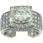 Pt･Pm900 ダイヤモンド リング 1.53 ct 1.33 ct