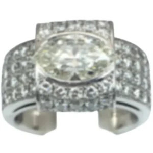 Pt･Pm900 ダイヤモンド リング 1.53 ct 1.33 ct