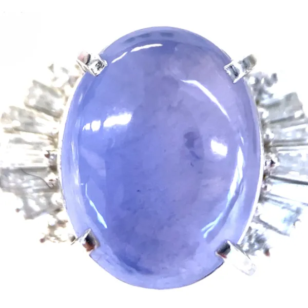 Pt･Pm900 スターサファイア・ダイヤモンド リング 1.131・0.62ct