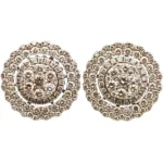 K18WG ダイヤモンド ピアス/イヤリング 1.5・1.5ct