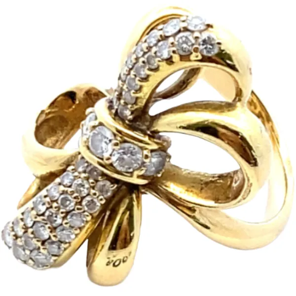 K18 ダイヤモンド リング 1.04ct