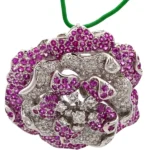 K18 ピンクサファイア・ダイヤモンド ネックレス/ペンダントトップ 5.86・D2.12ct