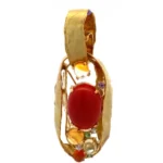 K18 サンゴ・多色石 ネックレス/ペンダントトップ 11.58・2.86・0.38ct