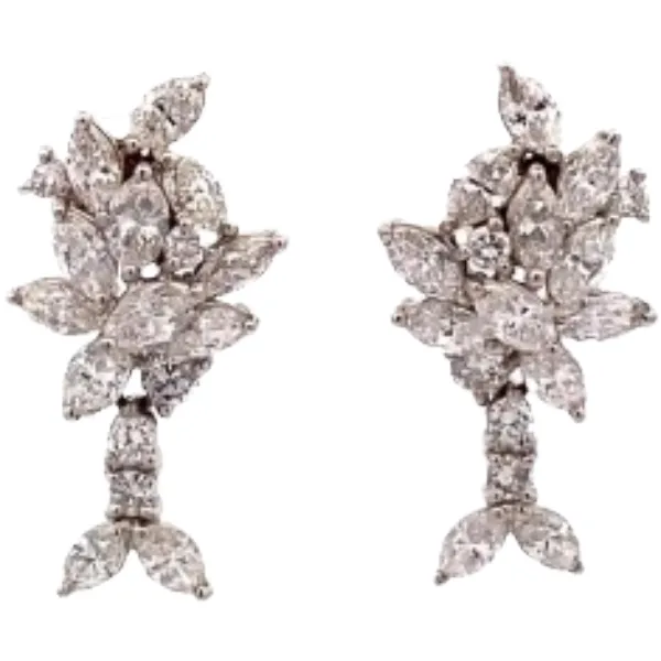 Pt･Pm900 ダイヤモンド ピアス1.58・1.58 ct